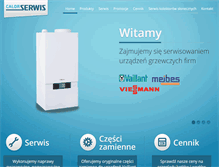 Tablet Screenshot of calorserwis.pl